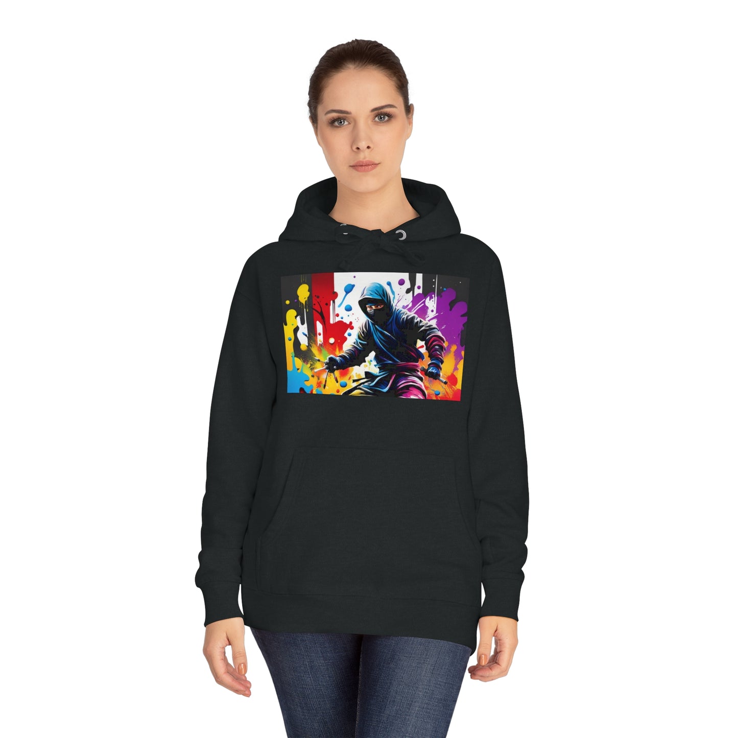 Graffiti Ninja Unisex Fleece Hoodie