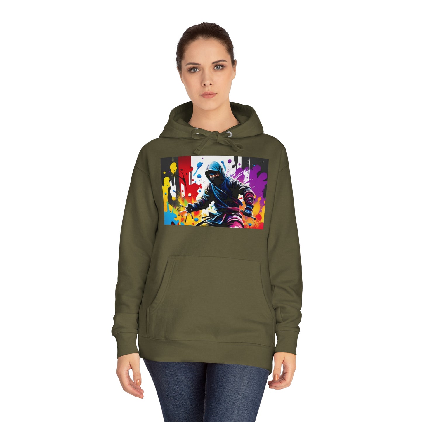 Graffiti Ninja Unisex Fleece Hoodie