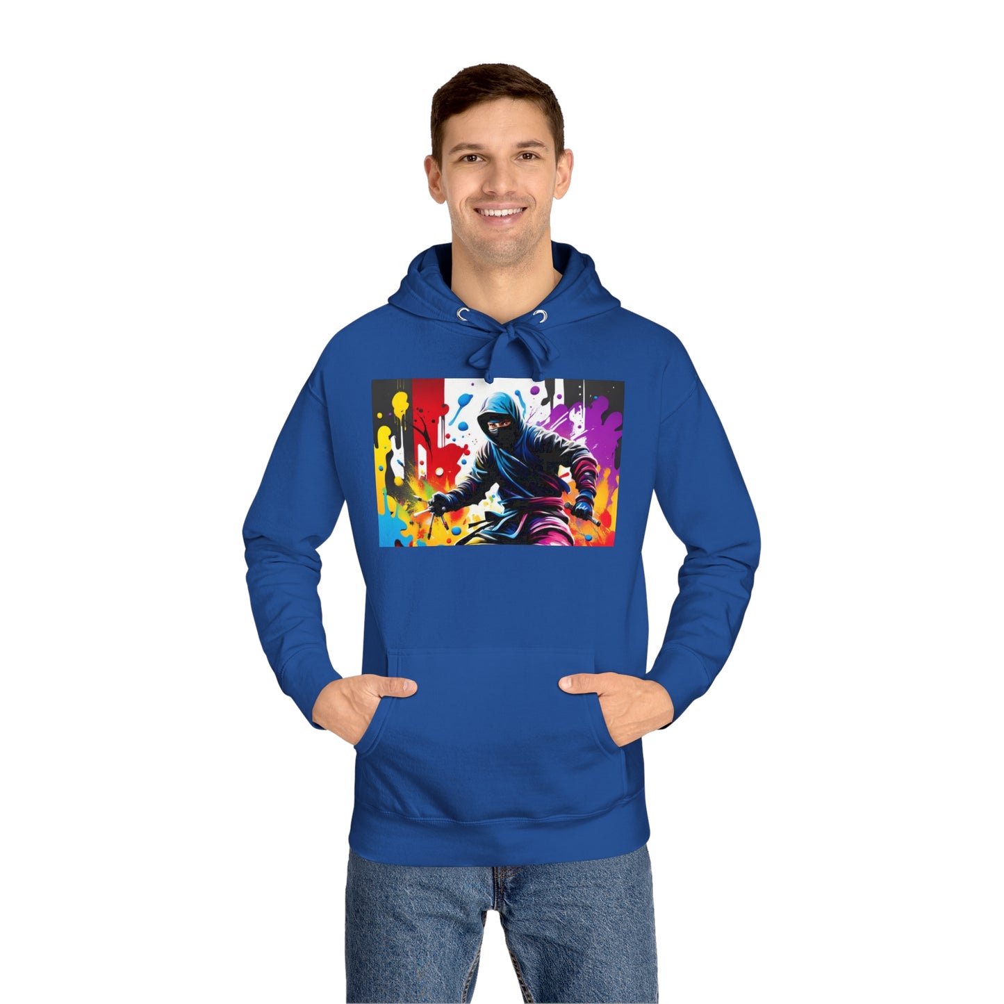 Graffiti Ninja Unisex Fleece Hoodie