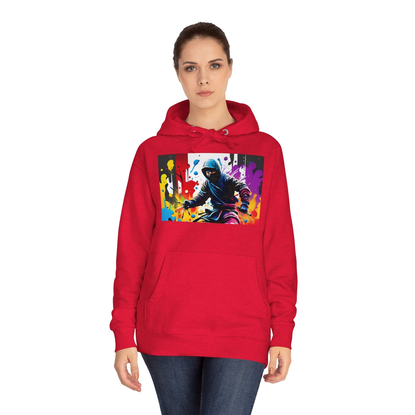 Graffiti Ninja Unisex Fleece Hoodie