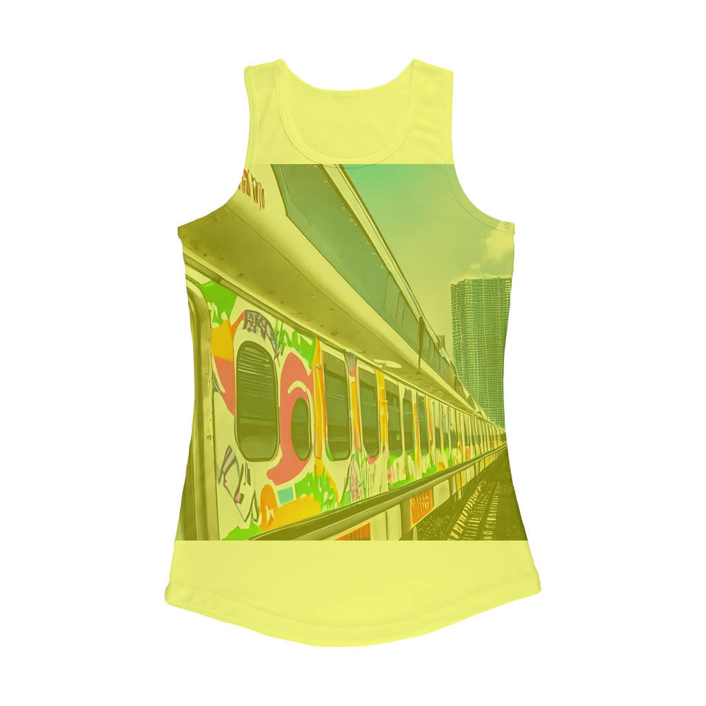 Painted Miami Metrorail Young Dolph Women Performance Tank Top