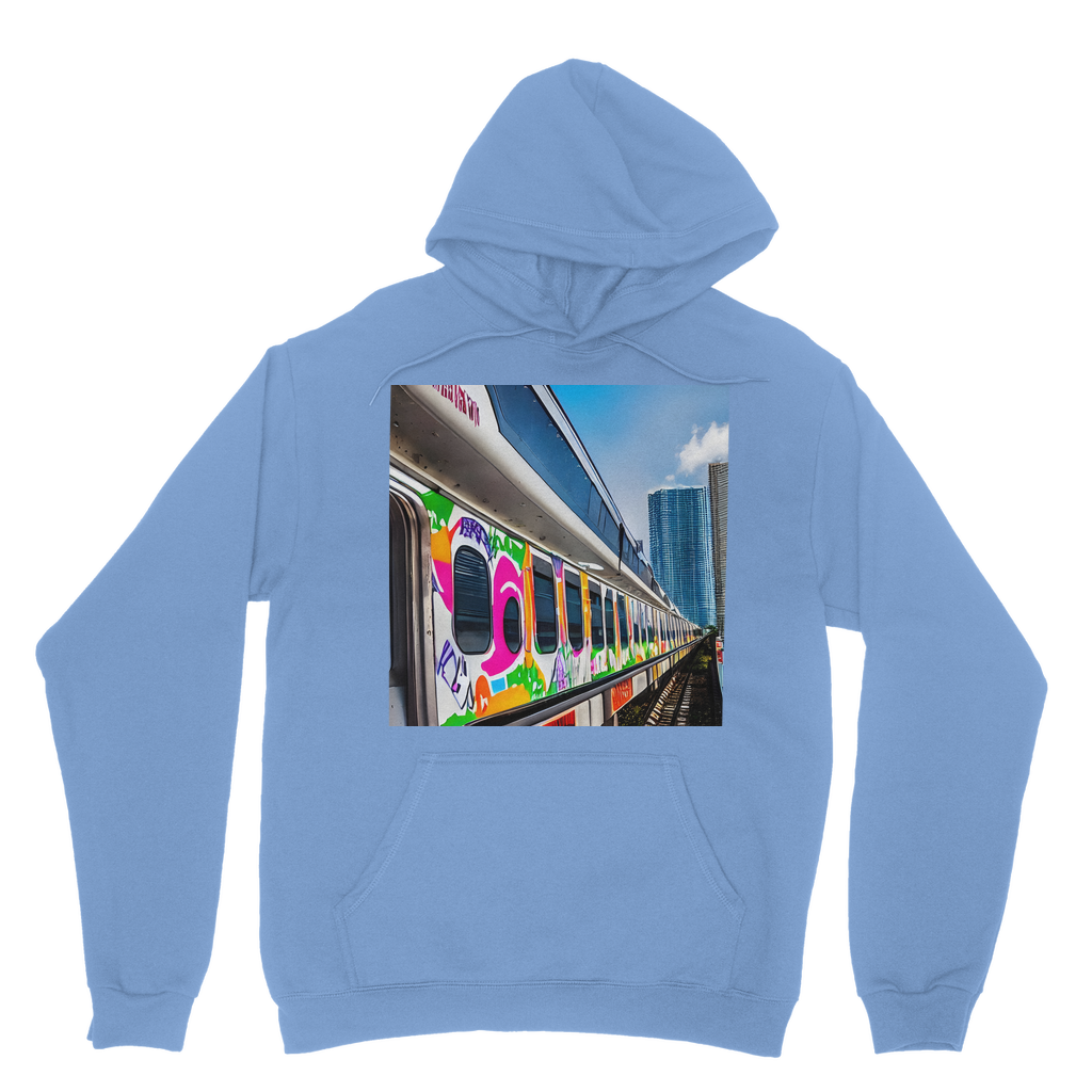 Painted Miami Metrorail Young Dolph Back to the Shack Adult Hoodie