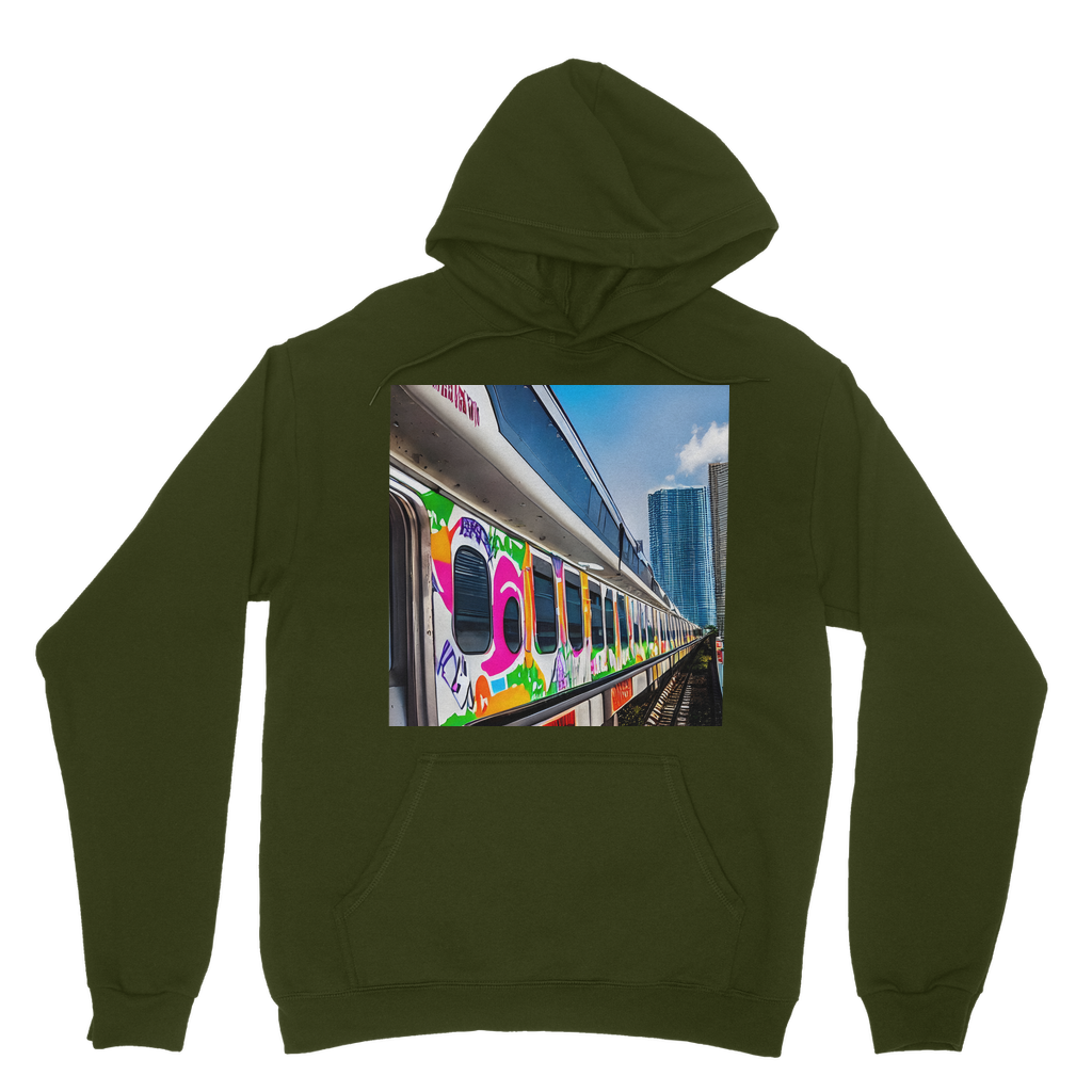 Painted Miami Metrorail Young Dolph Back to the Shack Adult Hoodie