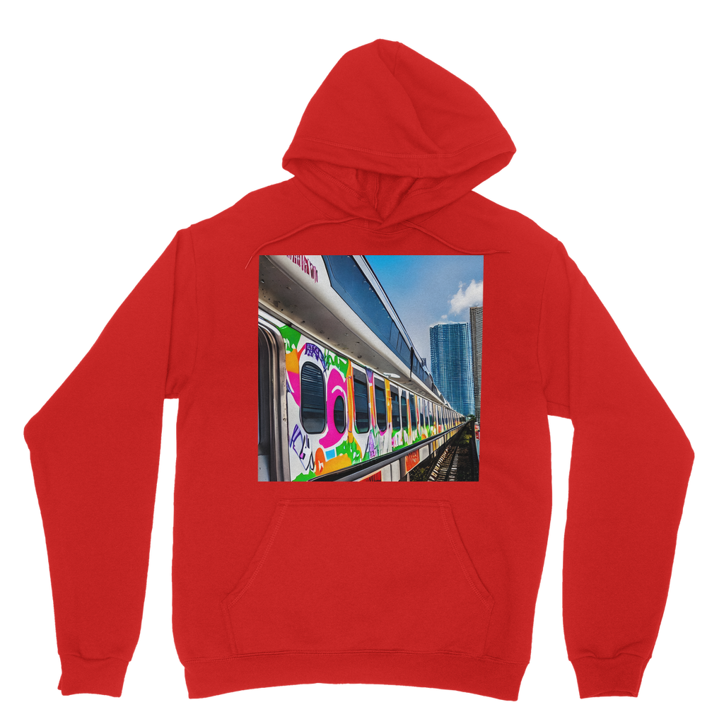 Painted Miami Metrorail Young Dolph Back to the Shack Adult Hoodie