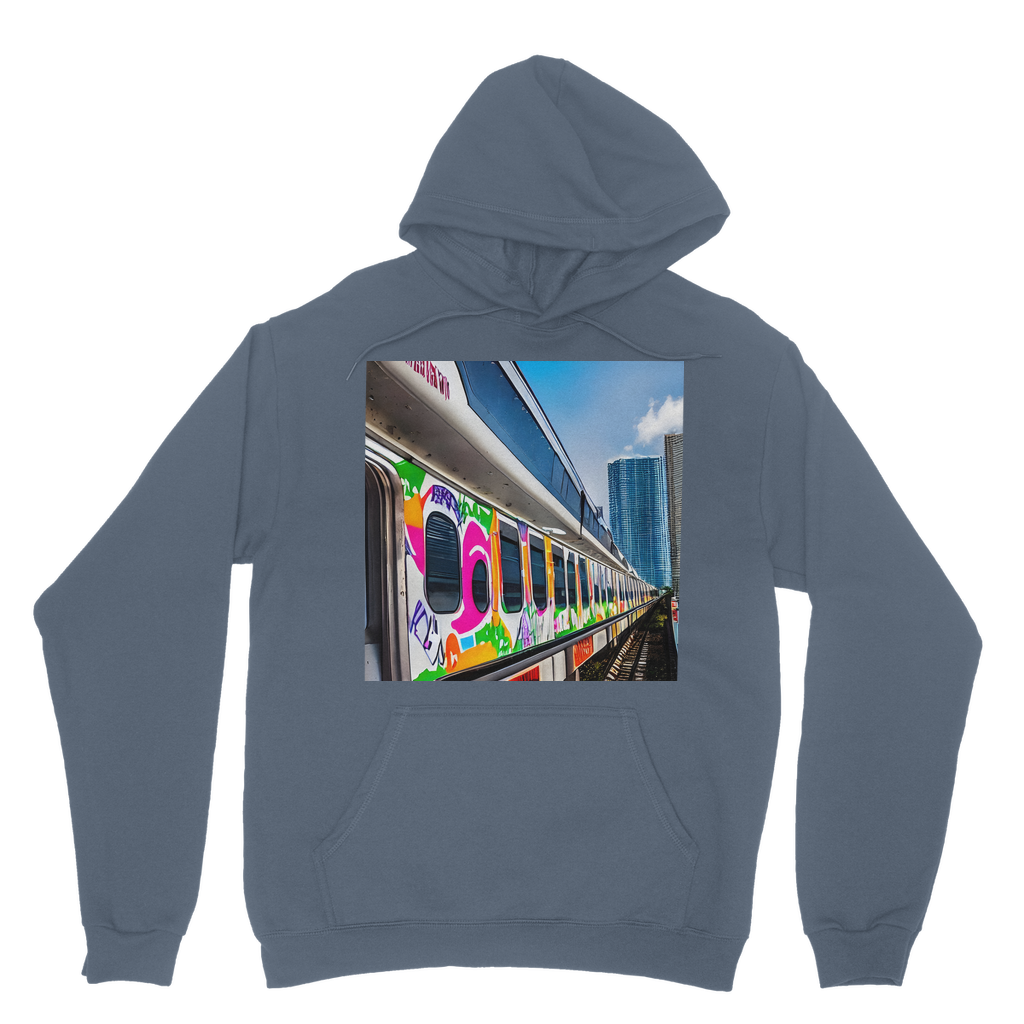 Painted Miami Metrorail Young Dolph Back to the Shack Adult Hoodie