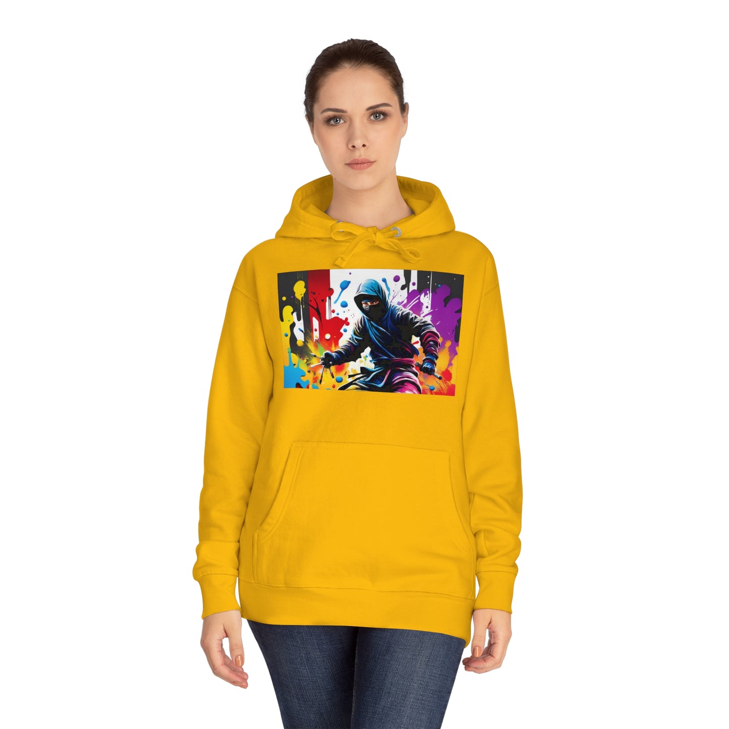 Graffiti Ninja Unisex Fleece Hoodie