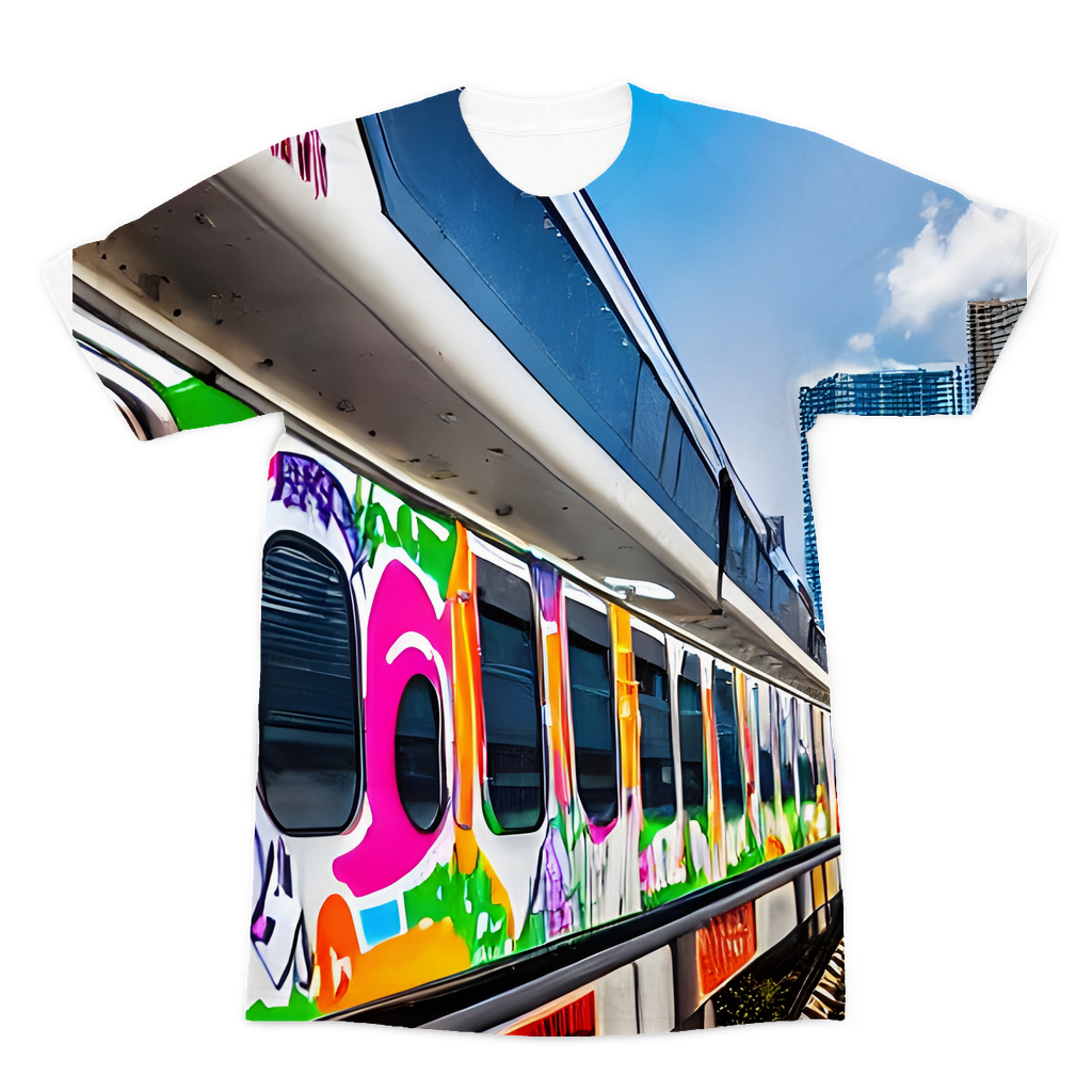 Painted Miami Metrorail Kodak Black Premium Sublimation Adult T-Shirt