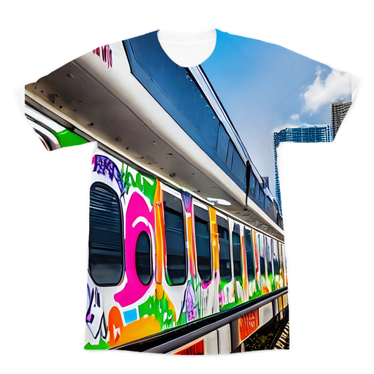 Painted Miami Metrorail Kodak Black Premium Sublimation Adult T-Shirt