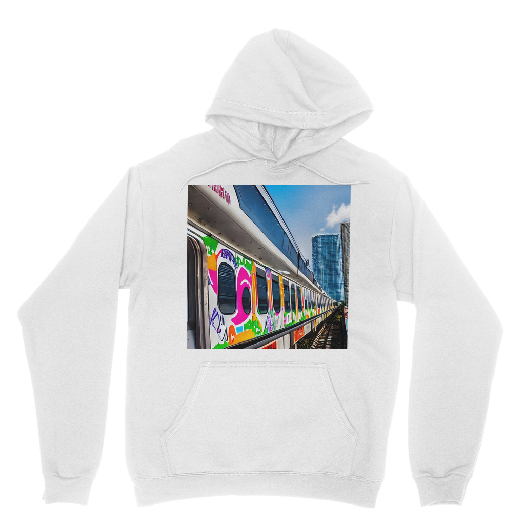 Painted Miami Metrorail Young Dolph Back to the Shack Adult Hoodie