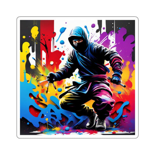 Graffiti Ninja Kiss-Cut Stickers