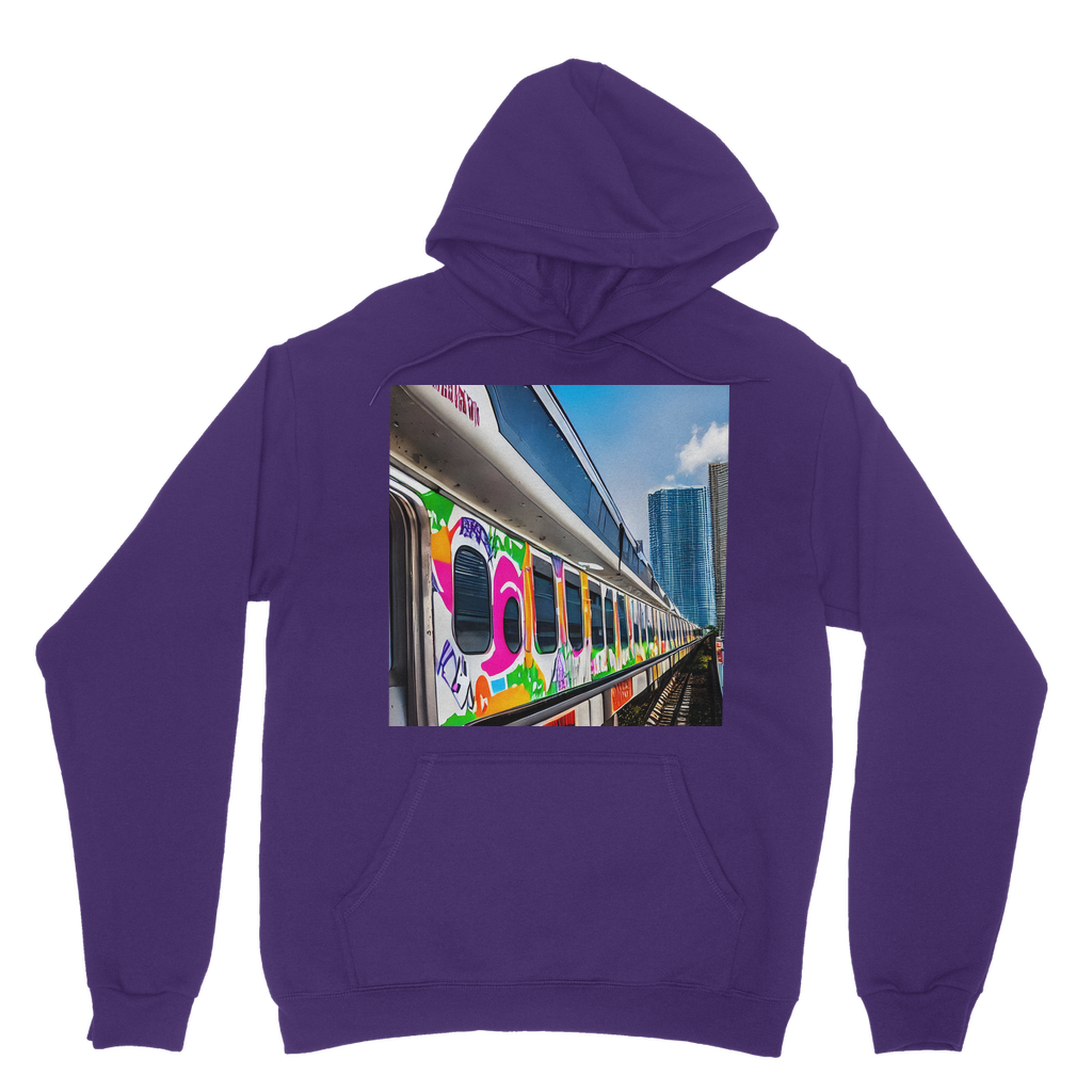 Painted Miami Metrorail Young Dolph Back to the Shack Adult Hoodie