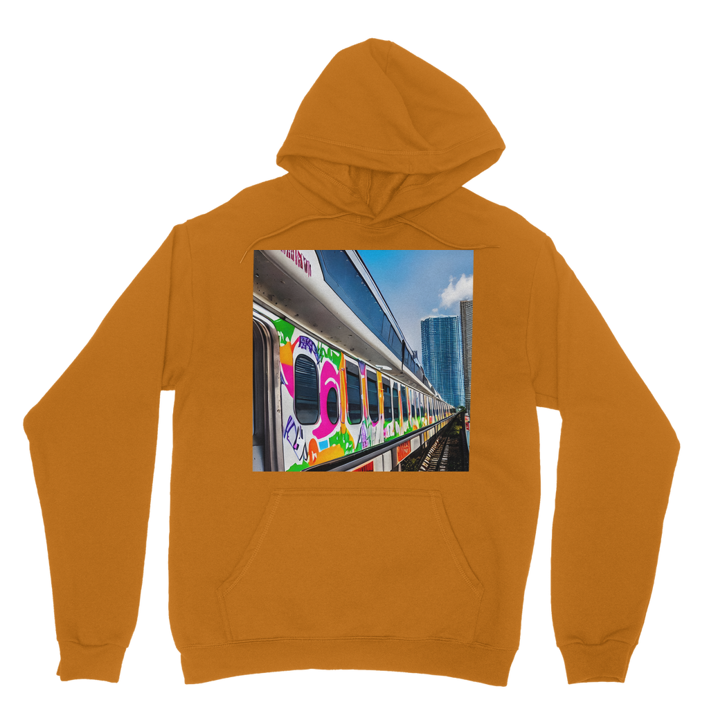 Painted Miami Metrorail Young Dolph Back to the Shack Adult Hoodie