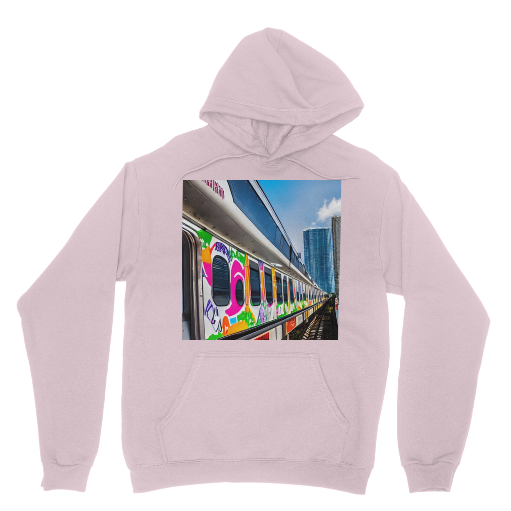 Painted Miami Metrorail Young Dolph Back to the Shack Adult Hoodie