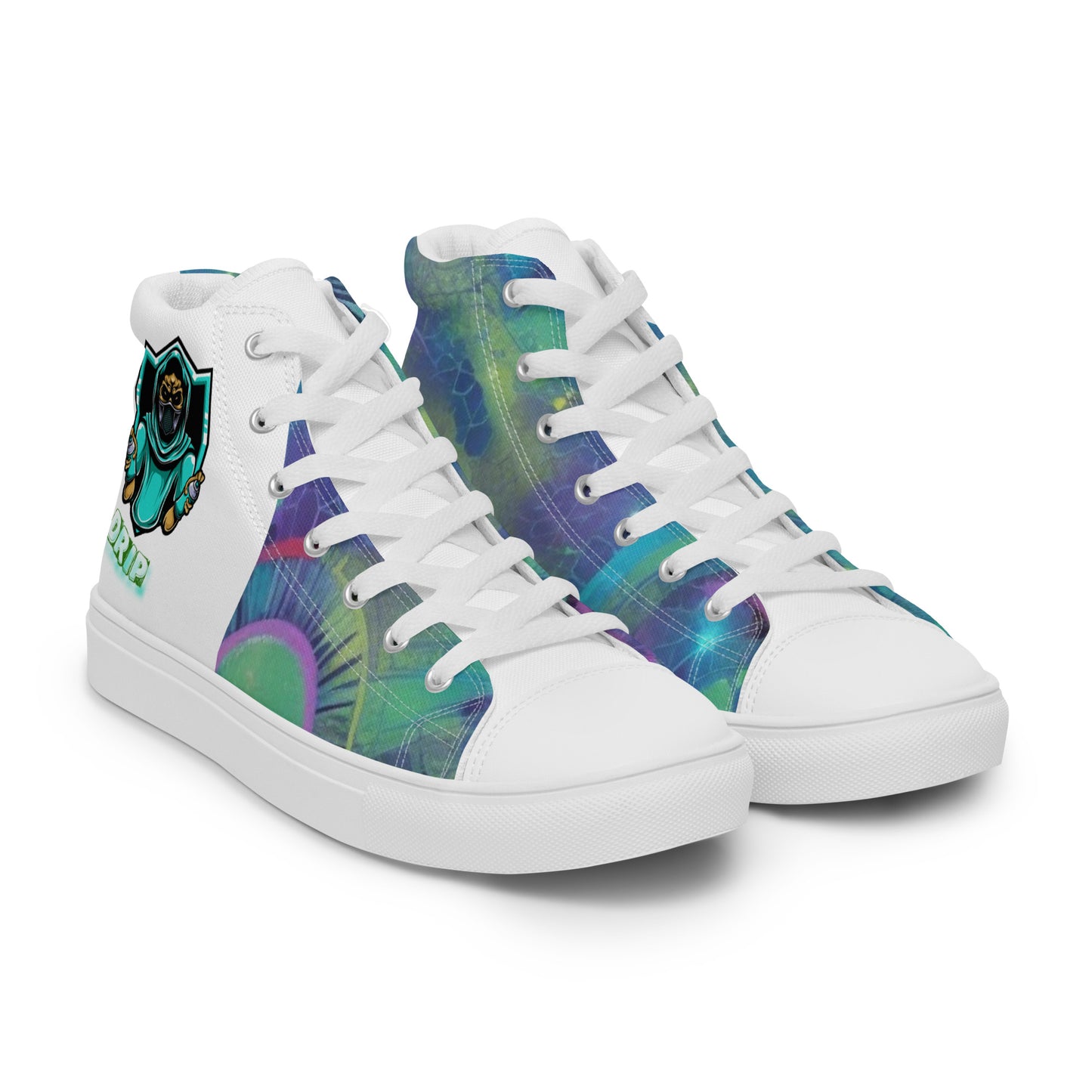 Sace Aged Drip Women’s high top canvas shoes