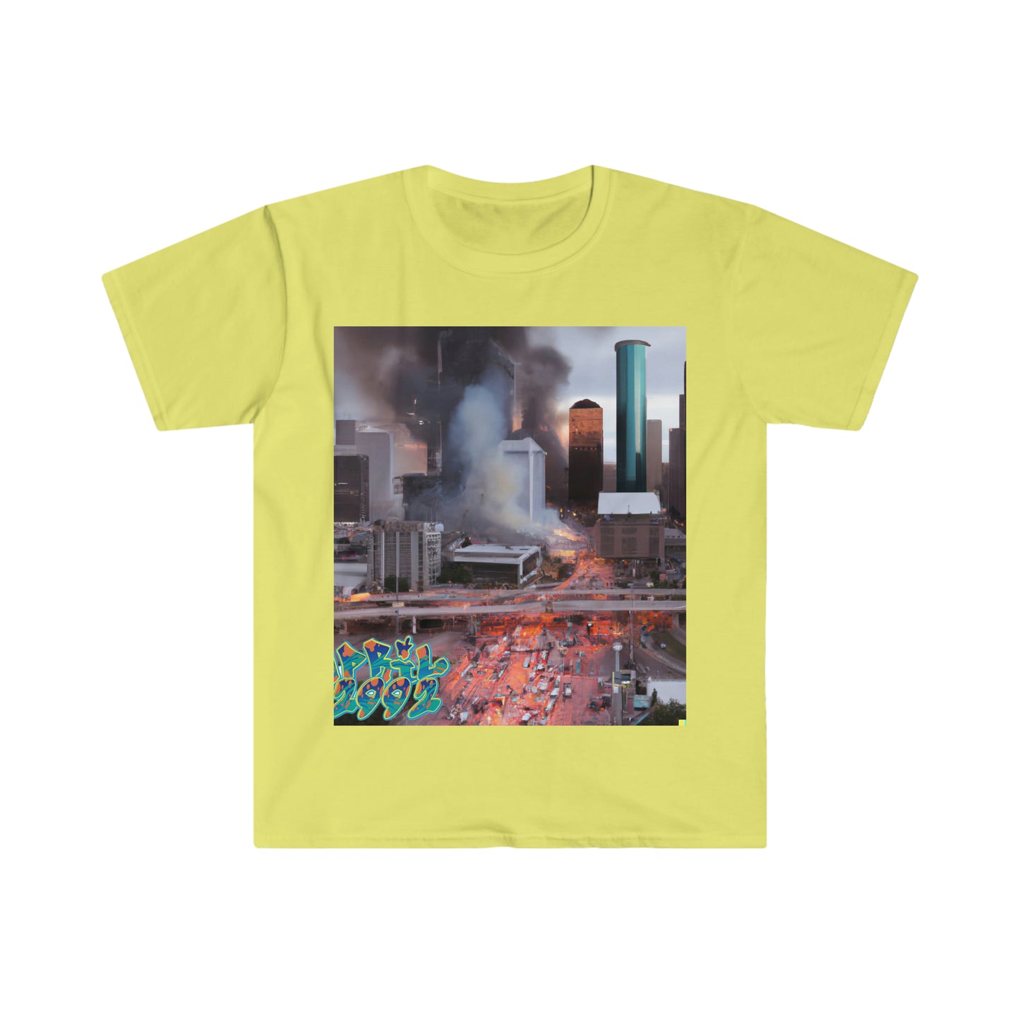 April 29 Riots Unisex Softstyle T-Shirt